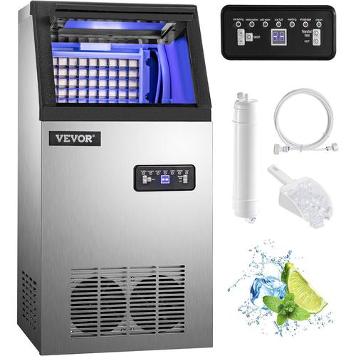 Kommerzielle Eiswürfel Maschine, 68kg, Kommerzieller Eiswürfelbereiter, Multifunktional, Perfekt