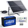 Eco-worthy - Solarpanel 25W 12V Solarmodul-Kit mono Photovoltaik-Solarmodul mit 10A Regler und 8Ah