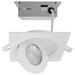 Satco 11841 - 9WLED/GBL/4/CCT/SQ/WH LED Recessed Can Retrofit Kit with 4 Inch Recessed Housing