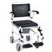 Costway 4-in-1 Bedside Commode Chair Commode Wheelchair with - See Details