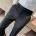 High Waist Men Dress Pants Trousers 2023 Autumn New British Style Straight Slim Fit Suit Pants Solid Casual Fashion Men Clothing