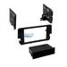 Car Radio Stereo Single Double DIN Black Dash Kit for 2016-Up Honda Civic LX