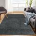 Assile 5 x 8 Shag Rug High-Pile Plush Rugs Solid Shaggy Floor Cover for Bedroom Living Room Home Office Dark Grey