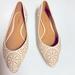 Coach Shoes | Brand New Versatile Coach Flat Shoes Heel Golden Metal Balls Size 6 (Eu 36) | Color: Cream | Size: 6