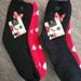 Disney Accessories | 4 Pair Women's Minnie Mouse Socks | Color: Black/Red | Size: Os