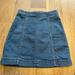 Free People Skirts | Free People Modern Femme Denim Mini Skirt | Color: Blue | Size: 0