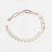 Free People Jewelry | Free People Demi Pearl Bracelet | Color: Gold/White | Size: Os