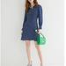 J. Crew Dresses | J.Crew Cupro Shirtdress In Becklow Dot-Bp835-A-Line-Mediterranean Navy-Nwt | Color: Blue/White | Size: Various