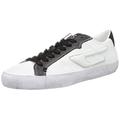 Diesel Herren Leroji Sneakers, White/Black-H1527 Low, 42 EU