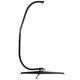 Outsunny Hanging Hammock Stand Hammock Chair Stand C Stand Steel Heavy Duty Stand for Hanging Hammock Air Porch Swing Chair Indoor Outdoor (Only Construction)