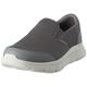 Skechers Men's 216485 Gry Trainers, Grey Textile/Grey Leather/Grey Trim, 8.5 UK