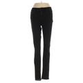 J Brand Jeans - Mid/Reg Rise Skinny Leg Denim: Black Bottoms - Women's Size 25 - Black Wash