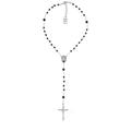 Rosary Stone Chain Necklace