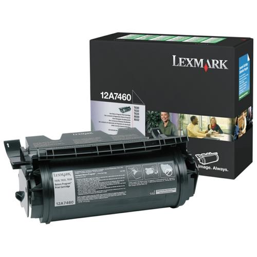 Lexmark 12A7460 Toner schwarz original - passend für Lexmark Optra T 632 DTN