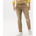 5-Pocket-Jeans BRAX "Style CHUCK" Gr. 35, Länge 34, beige Herren Jeans 5-Pocket-Jeans
