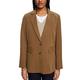 ESPRIT Collection Damen 023eo1g306 Blazer, 265/Pale Khaki, 42