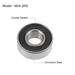 1604-2RS Deep Groove Ball Bearings Z2 3/8 x 7/8 x 11/32inch Double Sealed - 3/8"x7/8"x11/32"