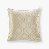 Croscill Montague Embroidered European Pillow Sham Polyester in White | 26 H x 26 W x 0.13 D in | Wayfair CCL11-0020