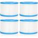 Future Way 4 Pack Type S1 Spa Pool Filter Cartridge for All Intex PureSpa Hot Tub Portable Inflatable Hot Tub Spa