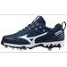 Mizuno 9-Spike Swift 7 Low Women s Metal Softball Cleat Size 12 Navy-White (5100)