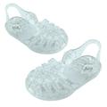 Herrnalise Princess Jelly Sandals Glitter Jelly Sandals Mary Dance Shoes Girls Flat Sandal Water Shoes for Kids Toddler