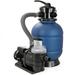 XtremepowerUS 12 Sand Filter Pump System Tank up to 10 000 Gallons Above-Ground Pool Gauge with 3/4HP Pool Pump