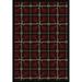 Joy Carpets 1524B-01 Saint Andrews Lumberjack Red 3 ft.10 in. x 5 ft.4 in. WearOn Nylon Machine Tufted- Cut Pile Sports Rug