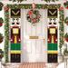 Nutcracker Christmas Decorations - Life Size Soldier Model Nutcracker Porch Signs - Xmas Decor Banners for Indoor & Outdoor Home Wall Front Door Apartment Party - 11.8 inches x 70.86 inches