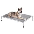 Tucker Murphy Pet™ Tucker Murphy Elevated Bed Chewproof Cooling Raised Dog Cots Beds, Outdoor Metal Frame Pet Training Platform Polyester | Wayfair