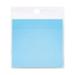 Wovilon 50 Sheets Sticky Notes Transparent Transparent Paper Clear Sticky Notes Memo Self-Adhesive Notebook Notepaper Insert For School Office Memo Students Office Supplies Office Stationery