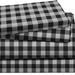 Hokku Designs Arncliffe 170 Thread Count Checkered Sheet Set Flannel/Cotton in Black | Queen | Wayfair 590C12C0A97243789724CDF55602FC0C