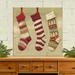 Red Barrel Studio® Elka Christmas Stockings by Darren Gygi - Wrapped Canvas Print Canvas, Solid Wood | 5 H x 5 W x 1 D in | Wayfair