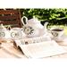 Red Barrel Studio® Tea Cup Set 22-Piece Porcelain Ceramic Coffee Tea Gift Sets Cups Saucer Service For 6 Teapot Sugar Bowl Creamer Pitcher | Wayfair