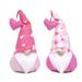 The Holiday Aisle® GNOME PINK/WHITE 2 ASSORTED 3.75"X3"X7.75", Wood | 7.75 H x 3.75 W x 3 D in | Wayfair 86591FB60B2D4558AEF14686CAA0B73A