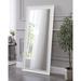 Latitude Run® Keymonie Framed Full Length Floor & Wall Mirror, Full Body Faux Frame, Oversize Mirrors, 66" L x 32" W in White | Wayfair