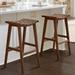 Augusto Backless Bar & Counter Stool - Counter Height (23-1/2" Seat), Slate/Grey/Counter Height - Grandin Road