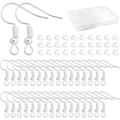 200 PCS Earring Hooks for Jewelry Making with Earring Backs Fish Earring Hooks Hypoallergenic for DIY Jewelry Making