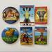 Disney Accessories | Movie Promotional Pins (6) | Color: Blue/Red | Size: Osb