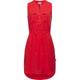 Blusenkleid RAGWEAR "Roisin" Gr. XL (42), Normalgrößen, rot Damen Kleider Minikleider stylisches Sommerkleid mit Bindeband