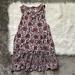 American Eagle Outfitters Dresses | American Eagle Boho Floral Print Strappy Sundress | Color: Purple/White | Size: M