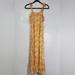 Jessica Simpson Dresses | Nwt Jessica Simpson Smocked Maxi Dress Size M | Color: Orange/Yellow | Size: M