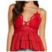 Free People Tops | 2. Free People Adella Cami Cherry Red | Color: Red | Size: Various