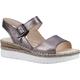 Hush Puppies Women's Stacey Sandal, Silver, 8 UK