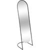 Spiegel auf schwarzem Fuß - Metall h. 140 cm Atmosphera créateur d'intérieur