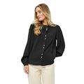 Peppercorn Mimmi Lange Ärmel Shirt | Shirt Damen In Schwarz | Frühling Bluse Damen Elegant | Größe Xl