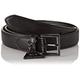 Armani Exchange Damen Sustainable, Logo Chain Belt, Schwarz, M EU