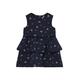 s.Oliver Junior Baby Girls 2130669 Stufenkleid mit Volants und Print, blau 59A1, 92