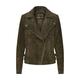 Freaky Nation Damen Taxi Driver-FN Lederjacke, Olive, XXS