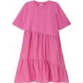 s.Oliver Junior Girl's Midi Stufenkleid, PINK, 158