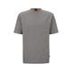 BOSS Herren Tempestoshort Relaxed-Fit T-Shirt aus Baumwoll-Mix mit Waffelstruktur Hellgrau M